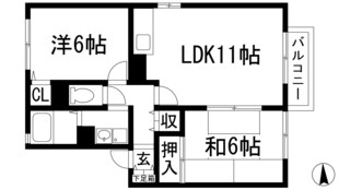 ピーチ宝塚の物件間取画像